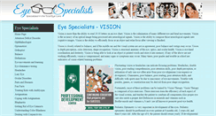 Desktop Screenshot of eyespecialists.org
