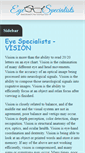 Mobile Screenshot of eyespecialists.org